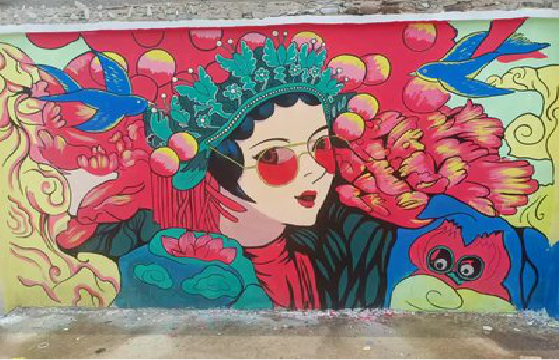 施秉墙体彩绘-网红墙