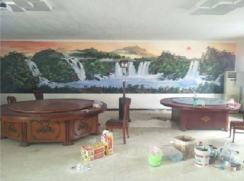 施秉墙绘-写实风景