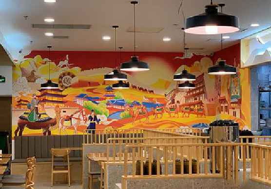 施秉商业空间彩绘介绍。