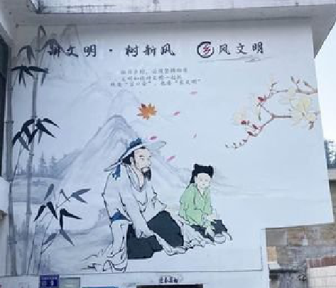 施秉分享几个墙绘保养知识。