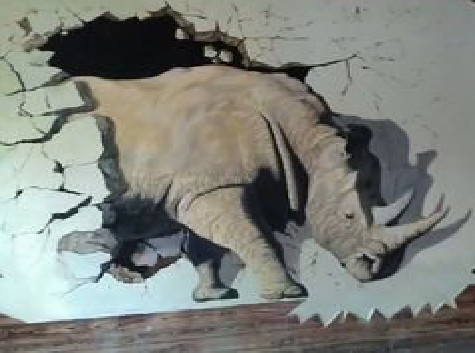 施秉在墙绘中，如何绘制3D效果？